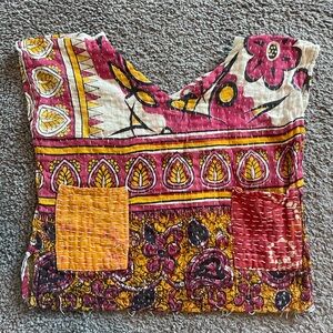 Kantha Bae Floral Kids Shirt